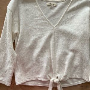Madewell Tie front top